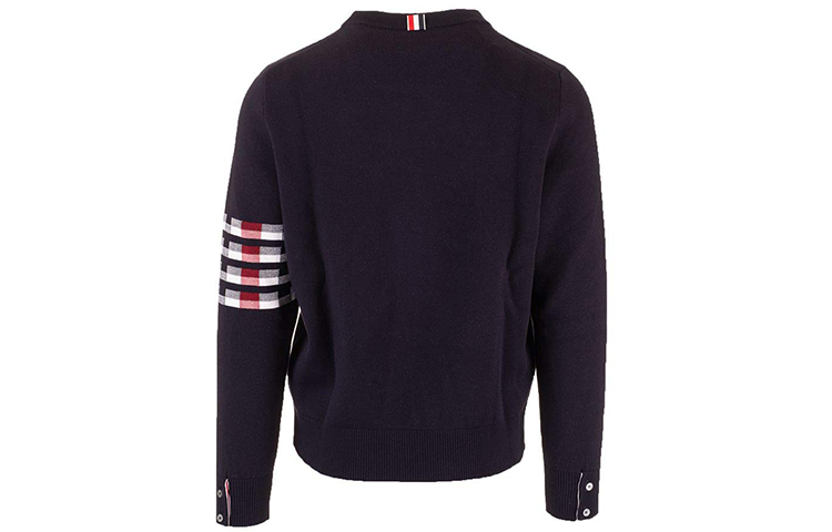 Lookbook トムブラウン ジャカードストライプ ヘクターカートゥーン スウェットシャツ ネイビー MKA303A-00219-415