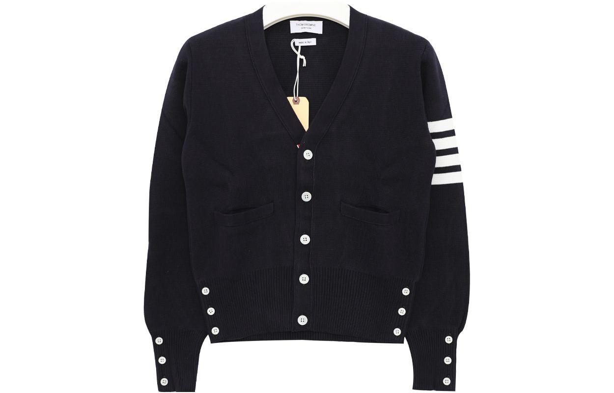 Thom Browne Kids Black Cashmere Button-Up Casual Shirt Solid Color KKC03A-07130-415