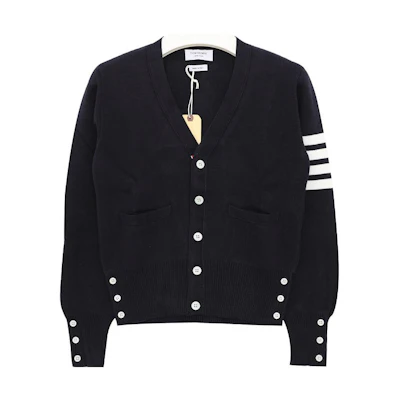 Thom Browne Kids Black Cashmere Button-Up Casual Shirt Solid Color KKC03A-07130-415