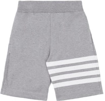 THOM BROWNE Kids Classic Knitted 4-Bar Striped Shorts KJQ02A-07132-035 THOM BROWNE Kids Classic Knitted 4-Bar Striped Shorts KJQ02A-07132-035