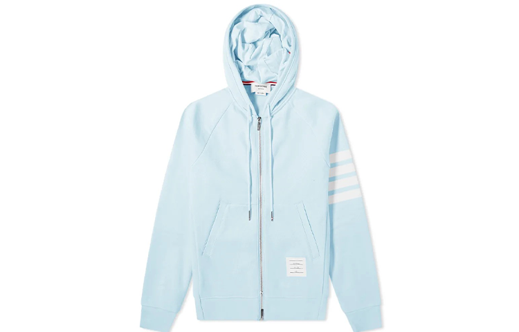 Thom Browne Knit Stripe Sweatshirt Light Blue MJT022H-00535-480