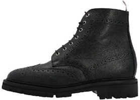 Thom Browne Leather Boot 'Black Fashion Casual' MFB192A06257001 Thom Browne Leather Boot 'Black Fashion Casual' MFB192A06257001