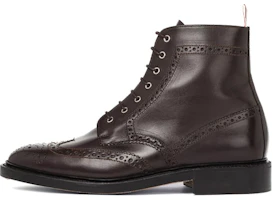 Thom Browne Leather Boot 'Brown Fashion' MFB204A06549210 Thom Browne Leather Boot 'Brown Fashion' MFB204A06549210