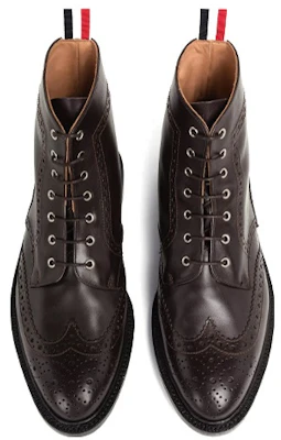 Bota de Cuero Thom Browne 'Moda Marrón' MFB204A06549210 Shop Bota de Cuero Thom Browne 'Moda Marrón' MFB204A06549210