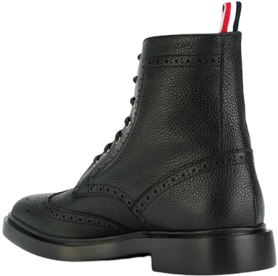 Botas de Cuero Thom Browne 'Correa de Moda Negra' MFR016M00198001 Lookbook Botas de Cuero Thom Browne 'Correa de Moda Negra' MFR016M00198001