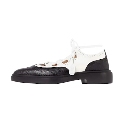 Thom Browne Leather Brogue 'Black White'