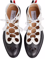 Lookbook THOM BROWNE 小牛皮布洛克鞋 黑白