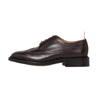 Thom Browne Leather Brogue Lace-Up Loafers 'Brown'