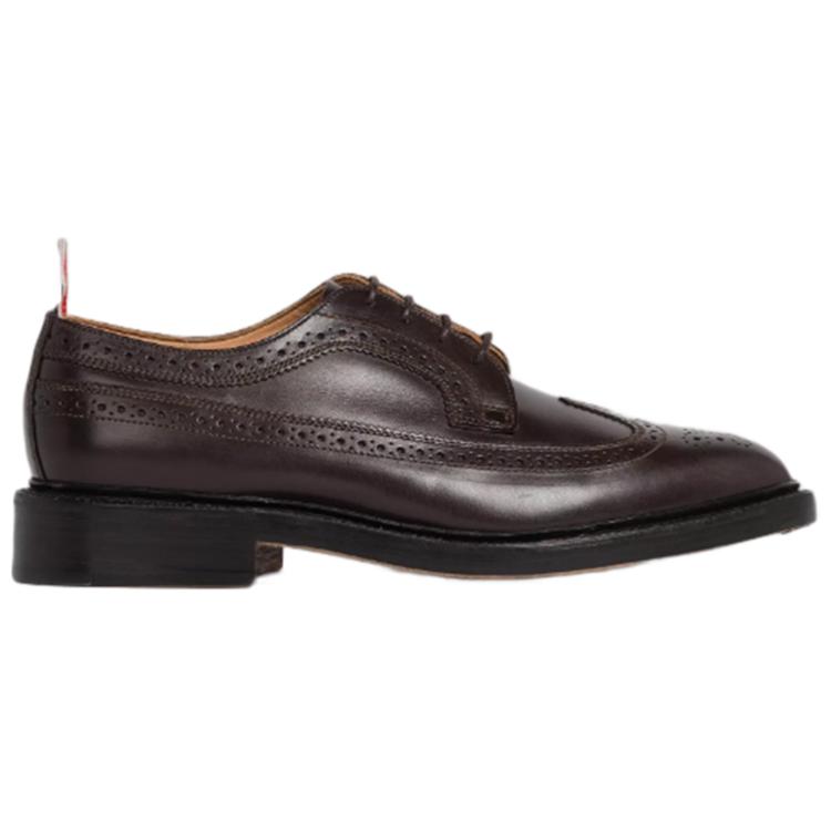Thom Browne Leather Brogue Lace-Up Loafers 'Brown' 圖 2