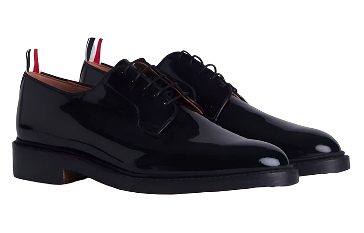 Thom Browne Leather Derby 'Black Patent' 圖 3