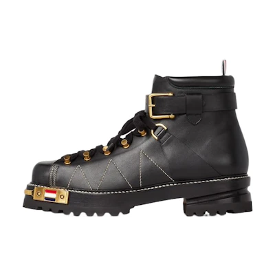 Thom Browne Leather Derby Boot 'Black'