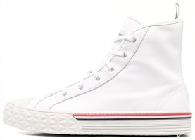Thom Browne Leather High-Top 'White Fashion' MFD243E05584 Thom Browne Leather High-Top 'White Fashion' MFD243E05584