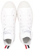 THOM BROWNE 皮革 高筒系带 時尚板鞋 白色 Lookbook THOM BROWNE 皮革 高筒系带 時尚板鞋 白色