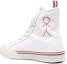 Shop Thom Browne Kasut Kulit Tinggi 'White Fashion' MFD243E05584
