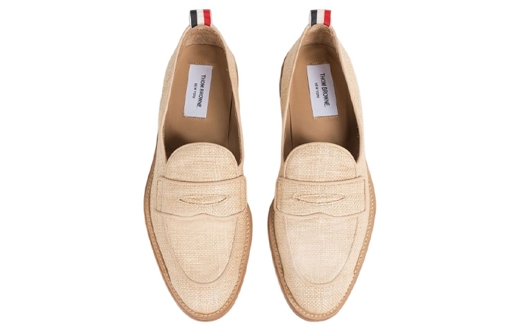 Thom Browne Leather Loafer 'Beige' 圖 3