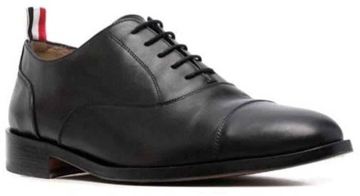 THOM BROWNE 皮革 低帮綁帶 男士休閒鞋 黑色 Order THOM BROWNE 皮革 低帮綁帶 男士休閒鞋 黑色