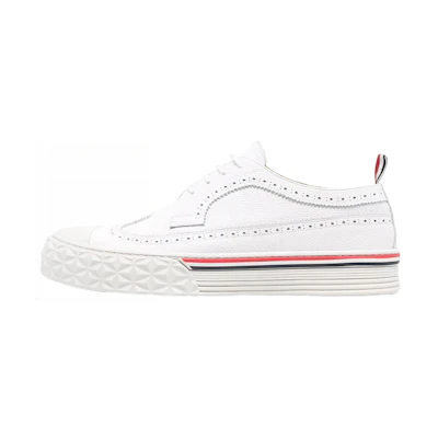 Thom Browne Leather Low-Top 'White Fashion'