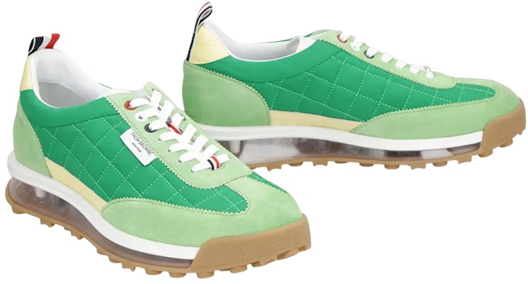 Thom Browne Leather Low-Top Sneaker 'Green' MFD239B07259330 Order Thom Browne Leather Low-Top Sneaker 'Green' MFD239B07259330