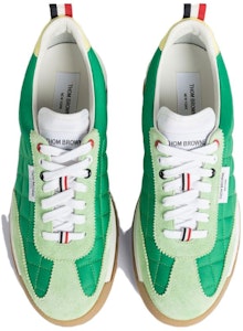 トムブラウン レザーローカットスニーカー (グリーン) MFD239B07259330 Purchase トムブラウン レザーローカットスニーカー (グリーン) MFD239B07259330