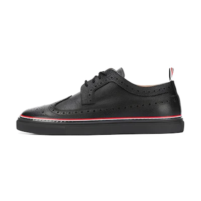 Thom Browne Leather Low Top 'Black'