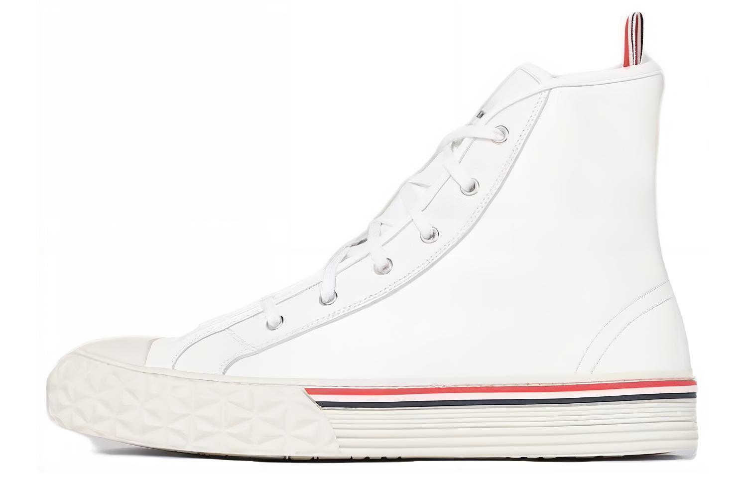 Thom Browne Leather Low Top 'White'