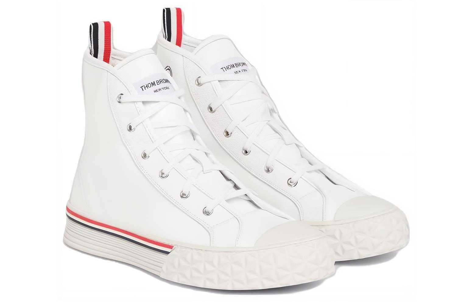 Thom Browne Leather Low Top 'White' 圖 2