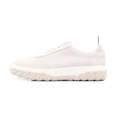 Thom Browne Leather Low-Top 'White'