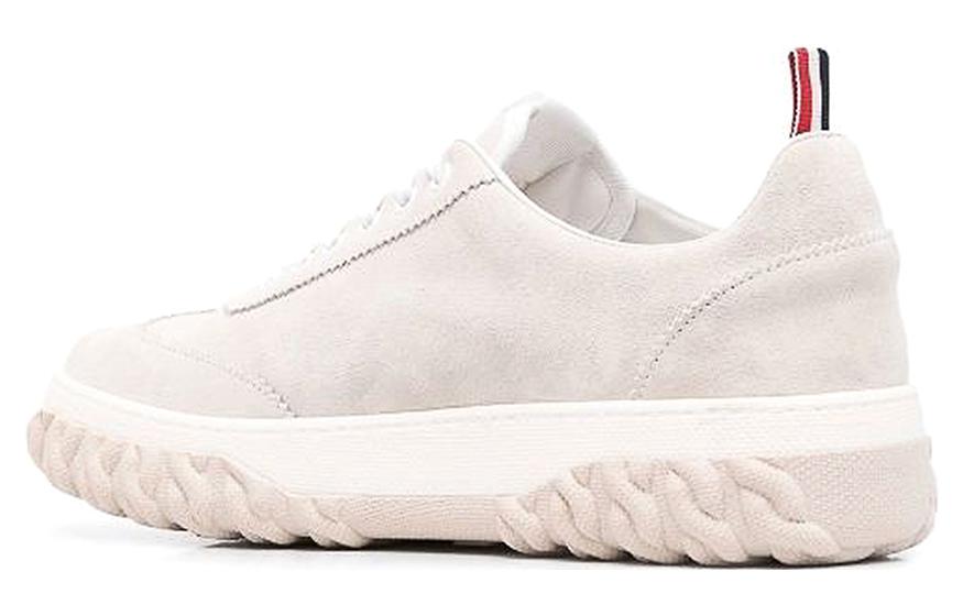 Lookbook Thom Browne Leather Low-Top 'White' MFD254AL0037100