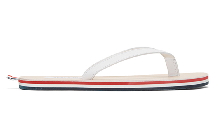 Thom Browne Leather Slide 'White Stripes' 圖 2