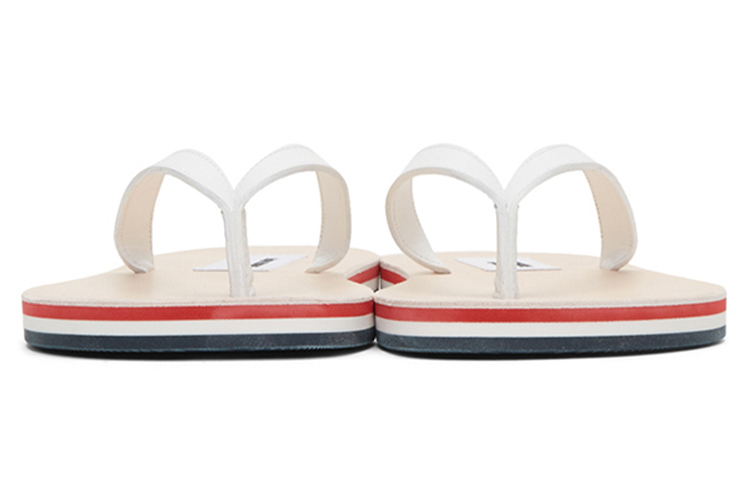 Thom Browne Leather Slide 'White Stripes' 圖 3