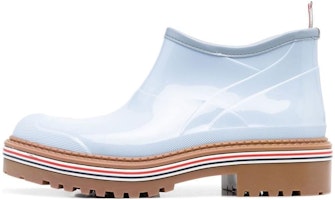 Thom Browne Leather Slip-On Round-Toe Boot 'Blue Fashion' MFB222A05690455 Thom Browne Leather Slip-On Round-Toe Boot 'Blue Fashion' MFB222A05690455