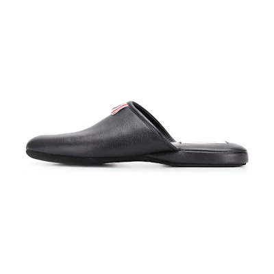 Thom Browne Leather Slippers 'Simplistic Black'