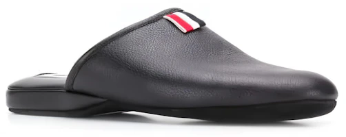 Order THOM BROWNE 簡潔休閒皮質時尚拖鞋 黑色