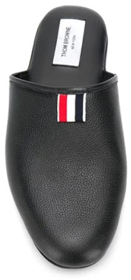 Thom Browne Pantuflas de Cuero 'Negro Simplista' MFL053A00198001 Shop Thom Browne Pantuflas de Cuero 'Negro Simplista' MFL053A00198001