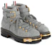 Order Thom Browne Sepatu Boots Kulit Stripe Martin 'Abu-abu' MFB150A07548035