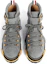 Lookbook Thom Browne Sepatu Boots Kulit Stripe Martin 'Abu-abu' MFB150A07548035