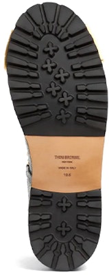 Thom Browne Leather Stripe Martin Boots 'Grey' MFB150A07548035 Shop Thom Browne Leather Stripe Martin Boots 'Grey' MFB150A07548035