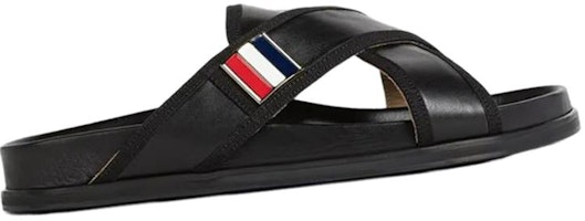 THOM BROWNE 小牛皮 露趾套穿 時尚涼拖 男款 黑色 Order THOM BROWNE 小牛皮 露趾套穿 時尚涼拖 男款 黑色