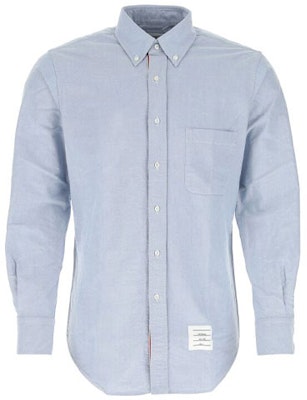 THOM BROWNE 淺藍色長袖棉質襯衫 春秋款 MWL010E-06177-480 Order THOM BROWNE 淺藍色長袖棉質襯衫 春秋款 MWL010E-06177-480