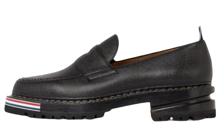 Thom Browne Loafer 'Black Pebble Grain'