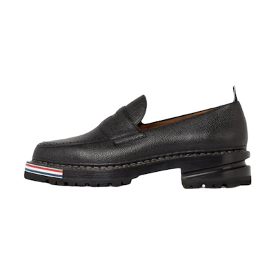 Thom Browne Loafer 'Black Pebble Grain'