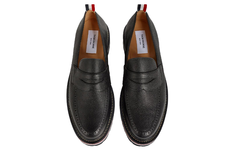 Thom Browne Loafer 'Black Pebble Grain' 圖 3