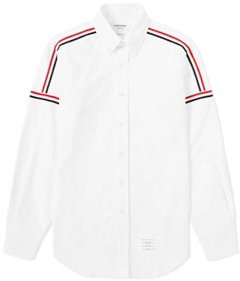 Thom Browne Polo Lengan Panjang Putih Pria Musim Semi/Gugur Back to School MWL270A-00139-100 Buy Thom Browne Polo Lengan Panjang Putih Pria Musim Semi/Gugur Back to School MWL270A-00139-100