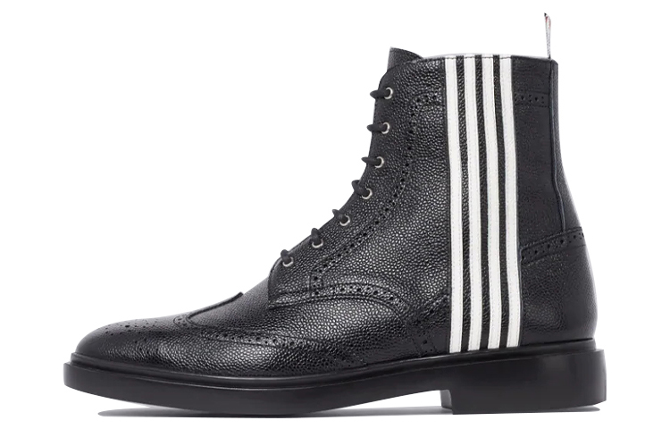 Thom Browne Longwing Boot 'Black Four Stripes'