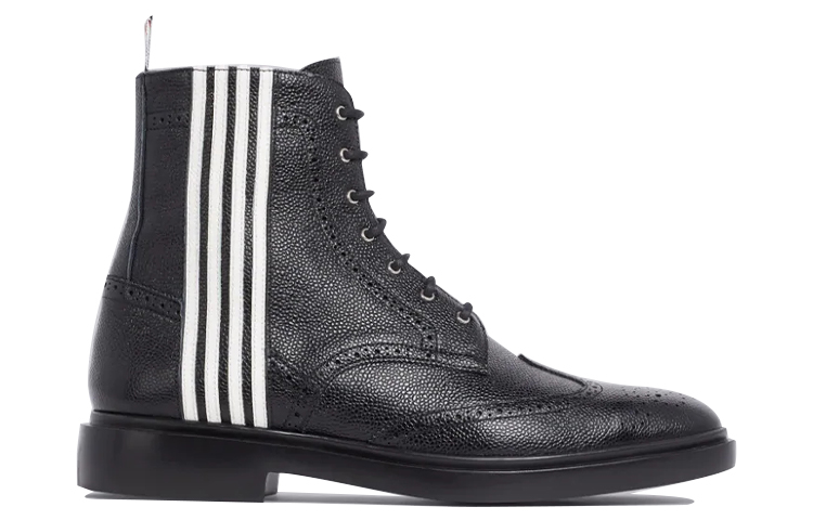 Thom Browne Longwing Boot 'Black Four Stripes' 圖 2