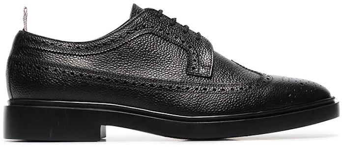 Thom Browne 长翼雕花皮鞋 '鹅卵石黑' MFD002H00198001 Order Thom Browne 长翼雕花皮鞋 '鹅卵石黑' MFD002H00198001