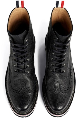 Thom Browne Longwing Brogue 'Pebble Grain Black' MFB180A06257001 Lookbook Thom Browne Longwing Brogue 'Pebble Grain Black' MFB180A06257001