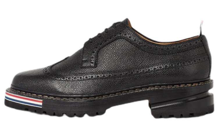 Buy THOM BROWNE 長翅布洛克鞋 黑色