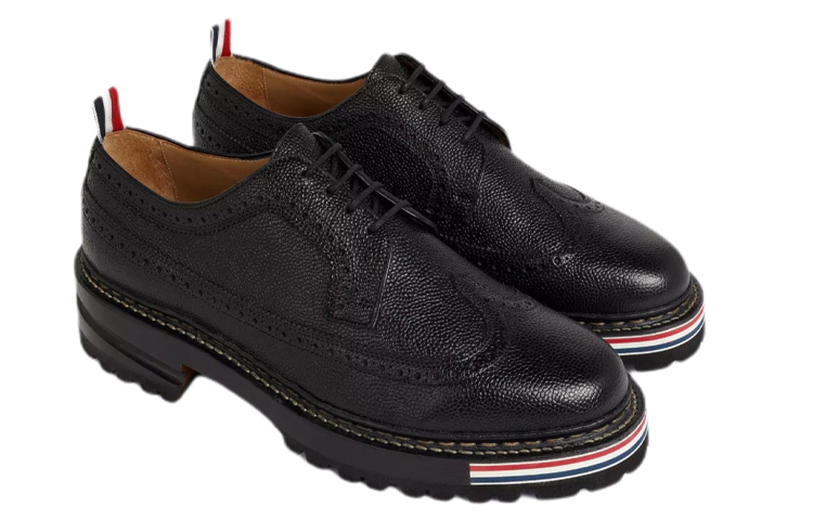 Order THOM BROWNE 長翅布洛克鞋 黑色