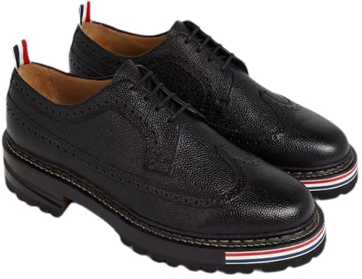 Thom Browne Longwing Brogues 'Black' MFD207A06257001 Order Thom Browne Longwing Brogues 'Black' MFD207A06257001